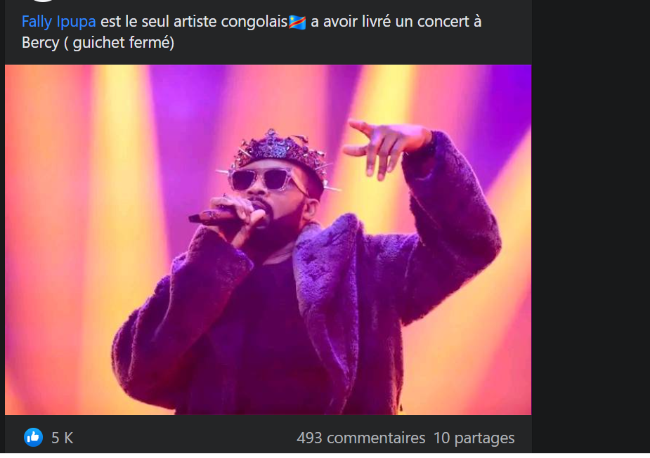 Factcheck ce quil faut savoir du concert de Fally Ipupa à U Arena