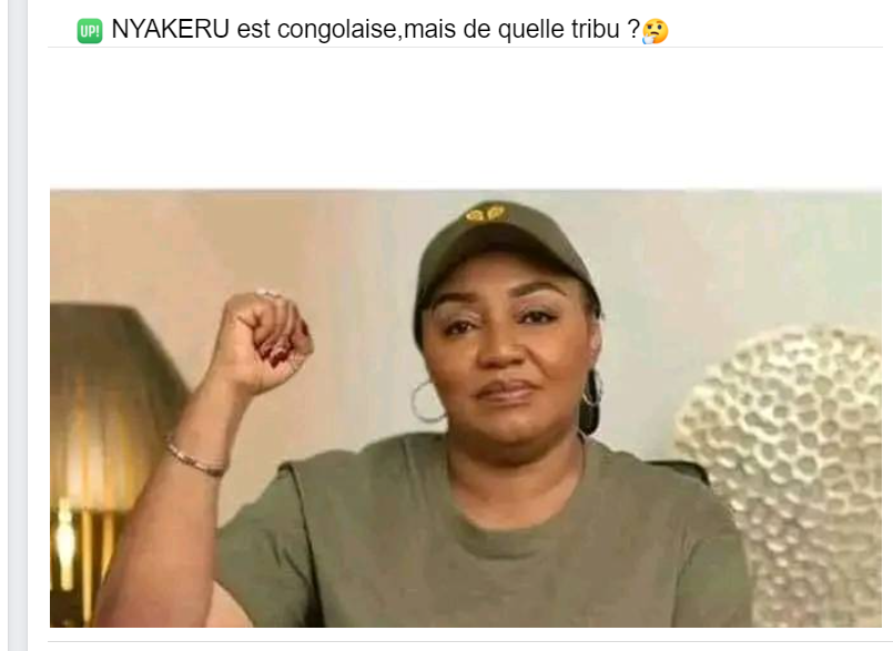 Attention Cette Photo Montrant Denise Nyakeru En T Shirt Portant La