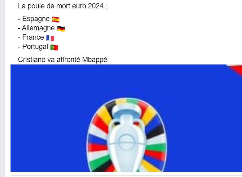 Euro 2024 cette poule mettant le Portugal et la France dans le même