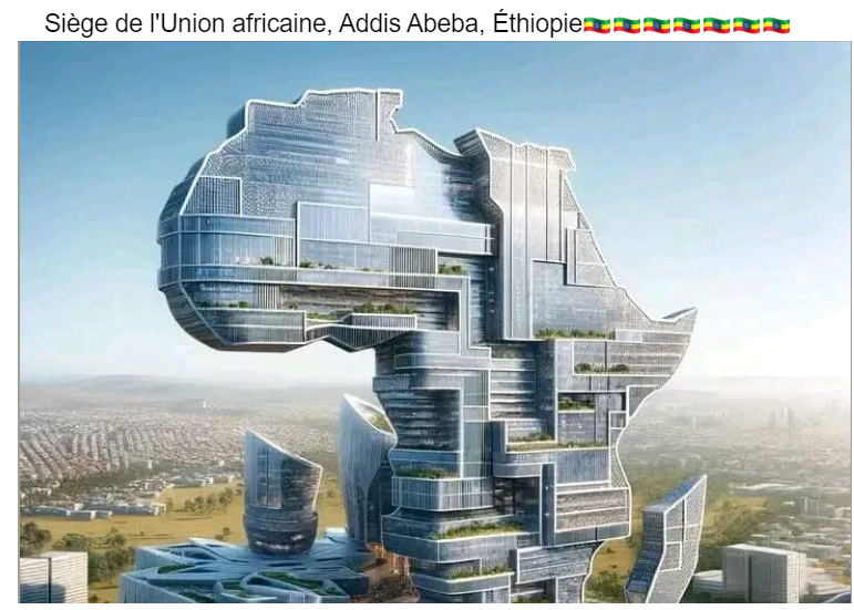 Attention Cette Photo Montrant Le Si Ge De Lunion Africaine Addis Abeba Thiopie Est Un