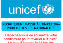 Attention arnaque : ce piège à clic n’est pas une opportunité d’emploi authentique provenant du Fonds de Nations unies pour l’enfance